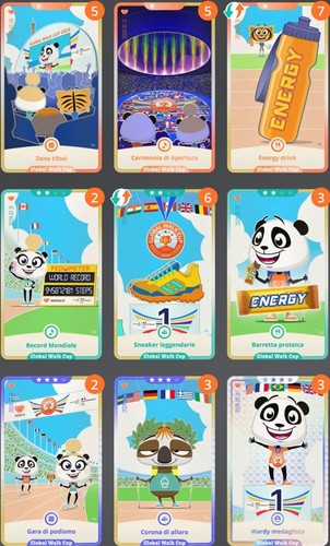 Weward wecards global walk cup - weward,