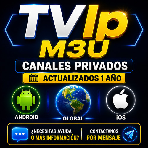 Tvip m3u canales privados - m3u,