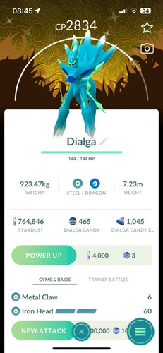 Pokémon shiny dialga - go-shiny,