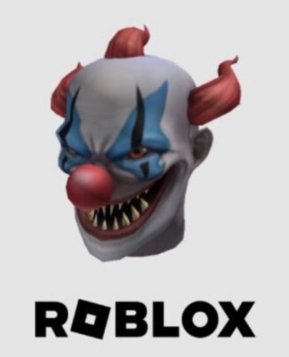 Robl0x evil clown mask - evil,
